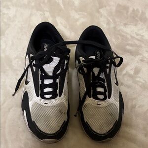 Nike Black and White Athletic Shoes